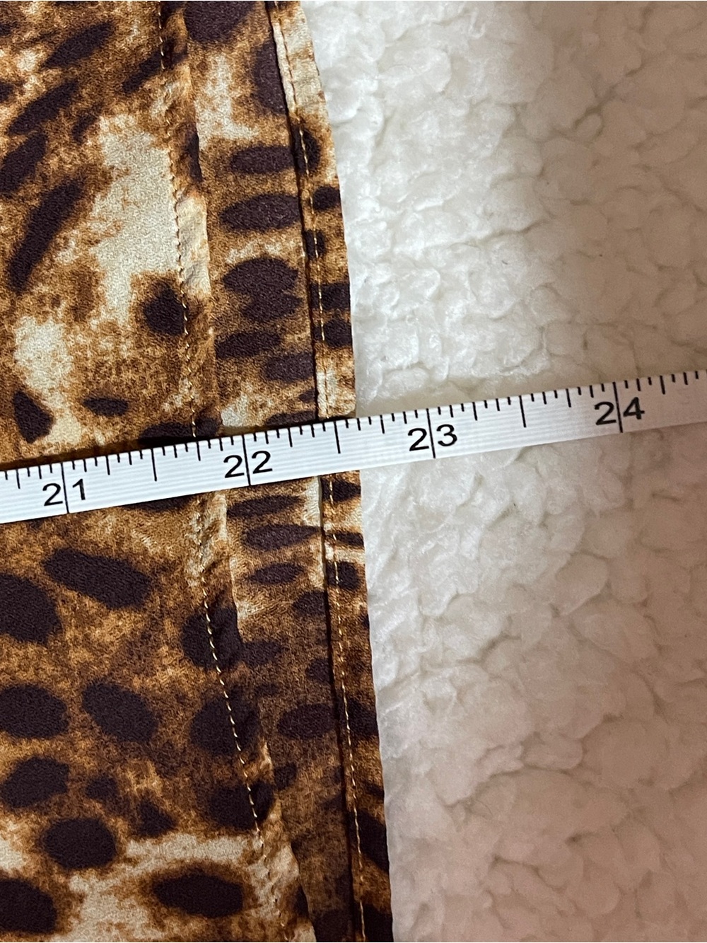 Worthington leopard print blouse small Boho - Picture 5 of 5